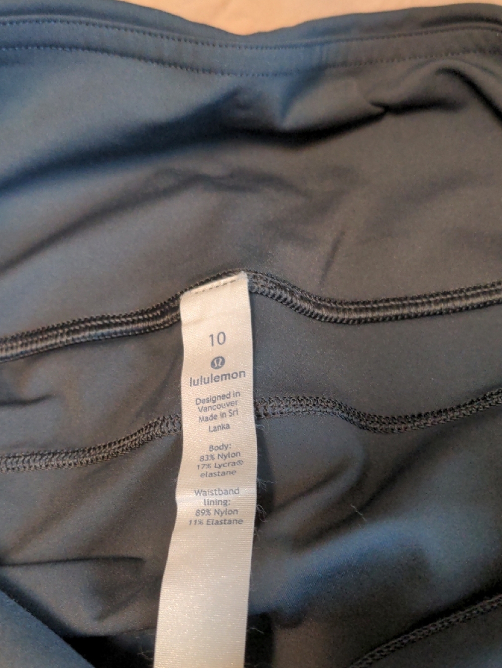 Like New Lululemon 19 Inch Fast And Free Capri Leggings - Picture 3 of 9
